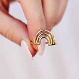 Pura Vida - Chasing Rainbows Ring - Gold