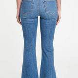 Go-Getter High Rise Flare Jean w/Yoke by Daze - Groove