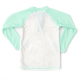 Water Appearing Rashguard - Mint Boats