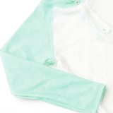 Water Appearing Rashguard - Mint Boats