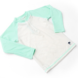 Water Appearing Rashguard - Mint Boats