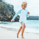 Starfish Stripe Swim Trunks - Mint