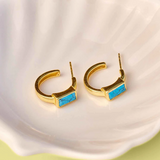 Pura Vida -  Tulum Hoop Earrings Gold