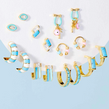 Pura Vida -  Tulum Hoop Earrings Gold