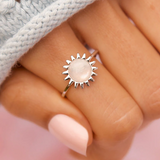 Pura Vida - Sunshine Ring -  Silver & Moonstone
