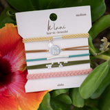 Mixed 5 Pack Hair Ties - Aloha - K'lani Hairties