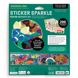 Dinosaur Land Sticker Sparkle Poster Activity Kit