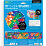 Ocean Life Sticker Sparkle Poster Activity Kit