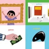 100 First Words For Little Artist Book