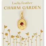 Charm Garden Birthstone - Lucky Feather