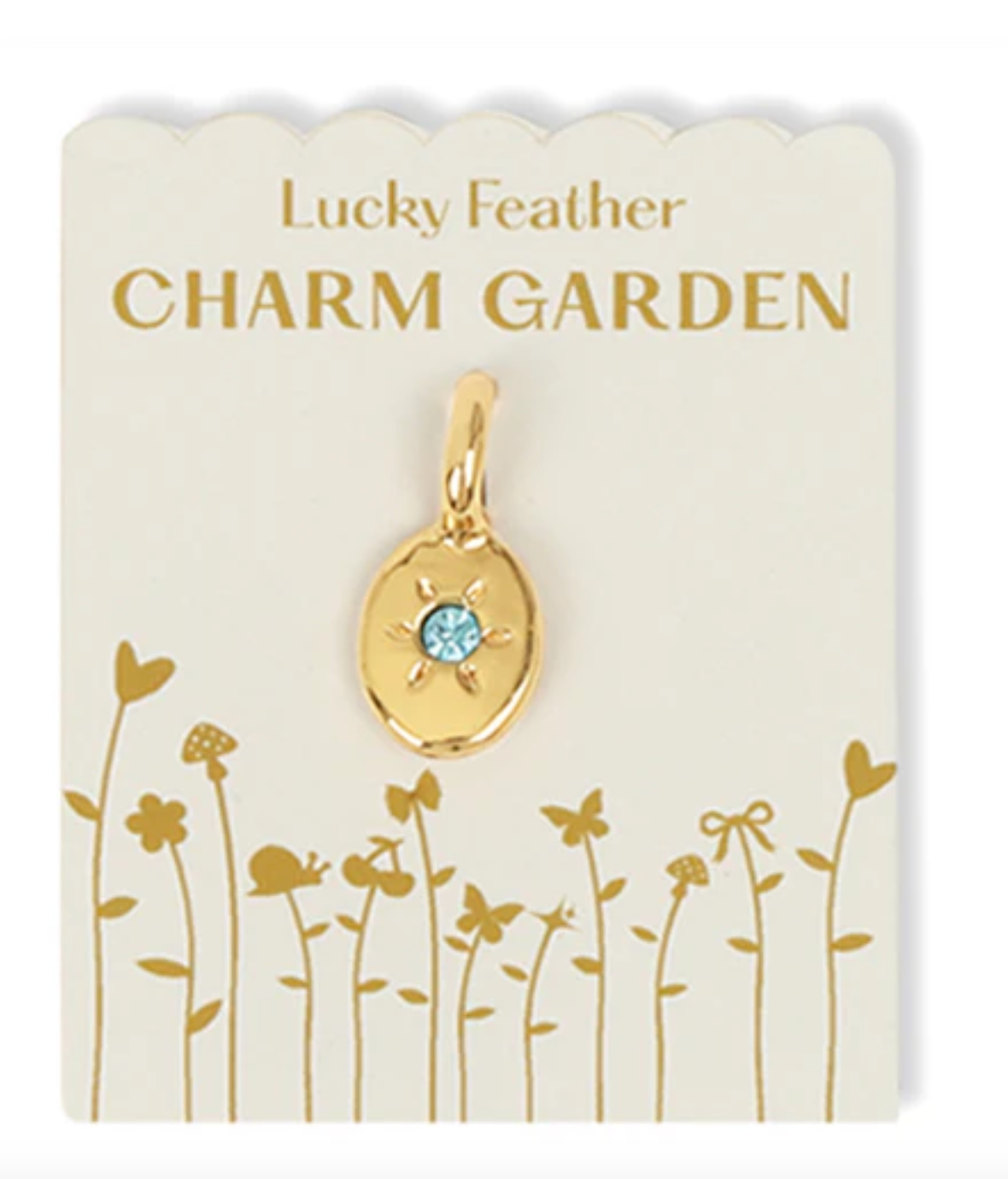 Charm Garden Birthstone - Lucky Feather