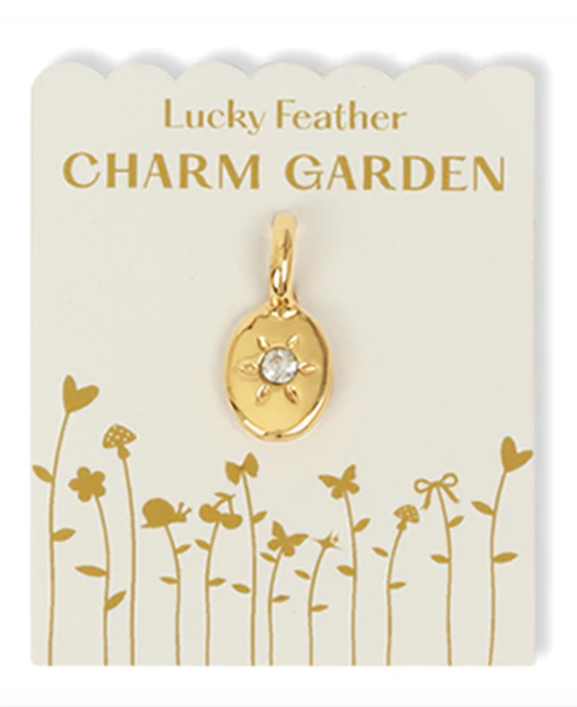 Charm Garden Birthstone - Lucky Feather