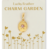 Charm Garden Birthstone - Lucky Feather