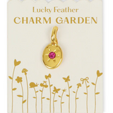 Charm Garden Birthstone - Lucky Feather