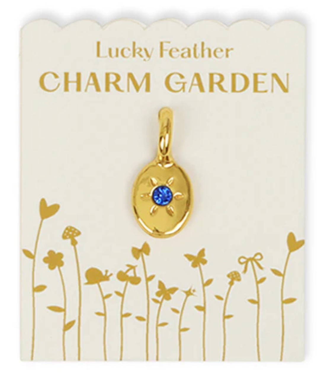 Charm Garden Birthstone - Lucky Feather