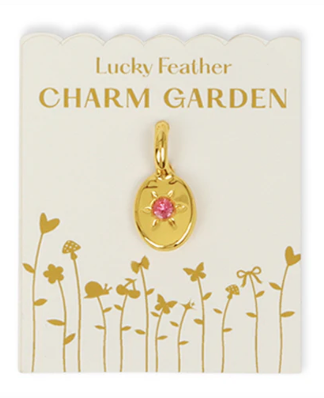 Charm Garden Birthstone - Lucky Feather