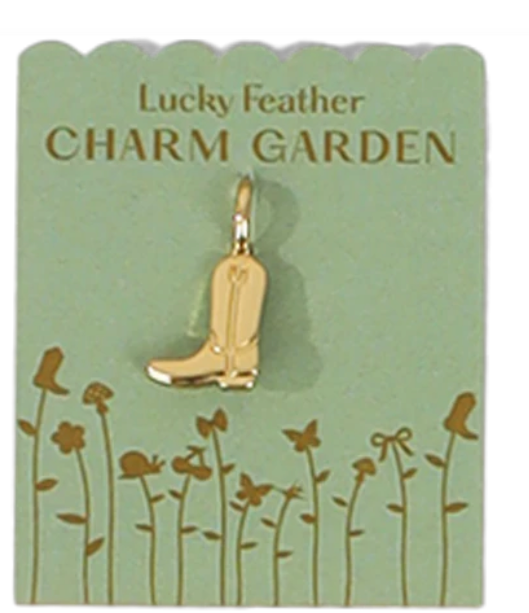 Charm Garden - Gold - Lucky Feather