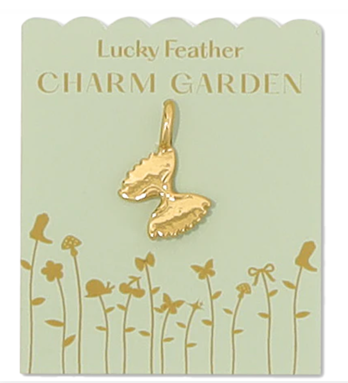 Charm Garden - Gold - Lucky Feather