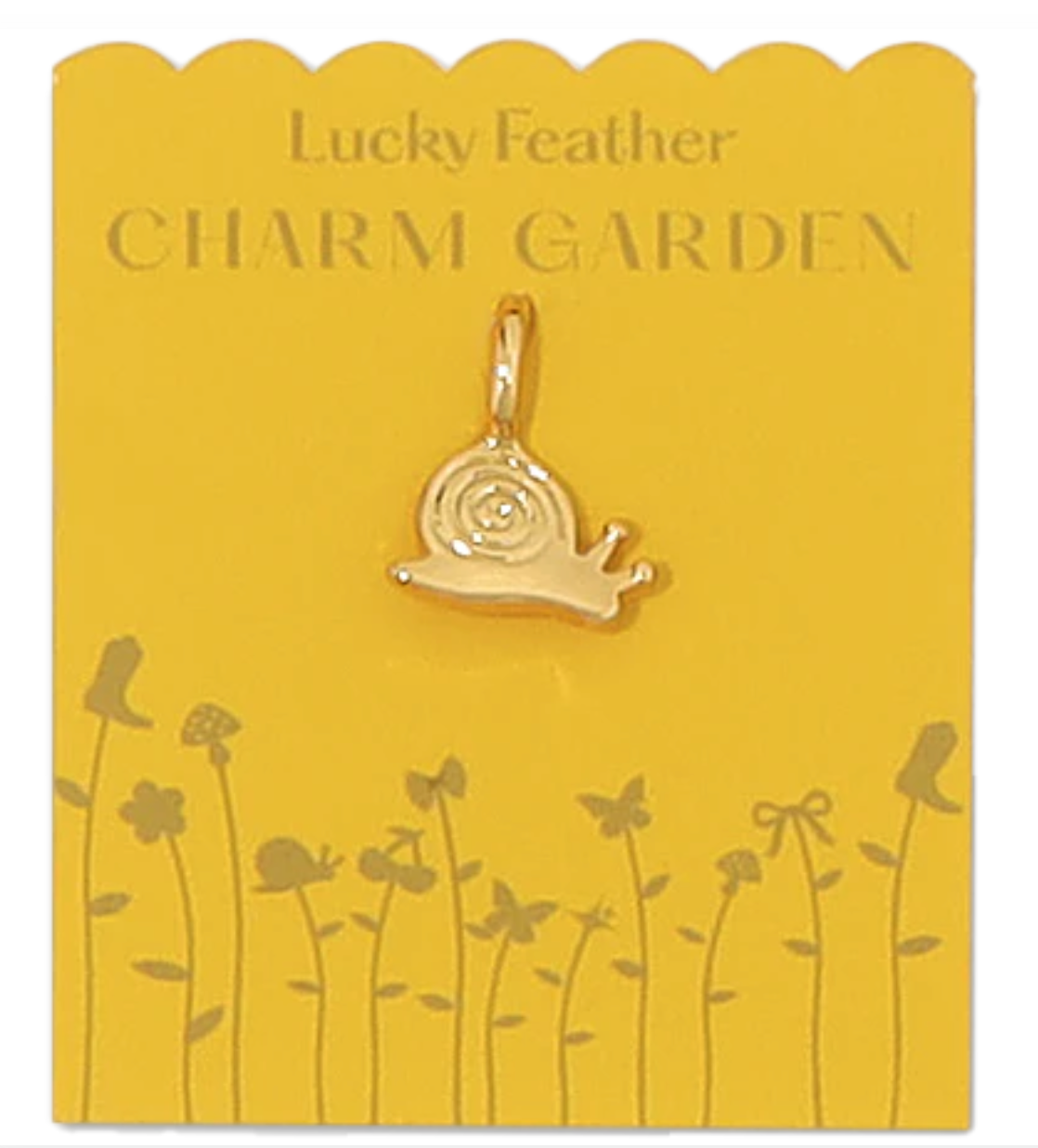 Charm Garden - Gold - Lucky Feather