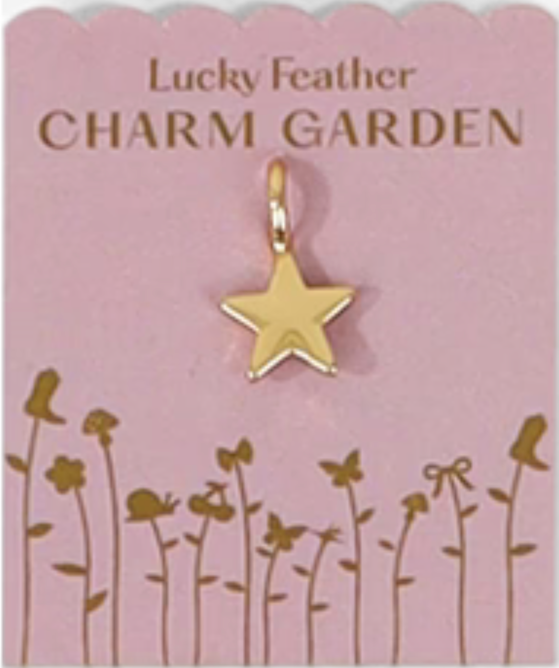 Charm Garden - Gold - Lucky Feather