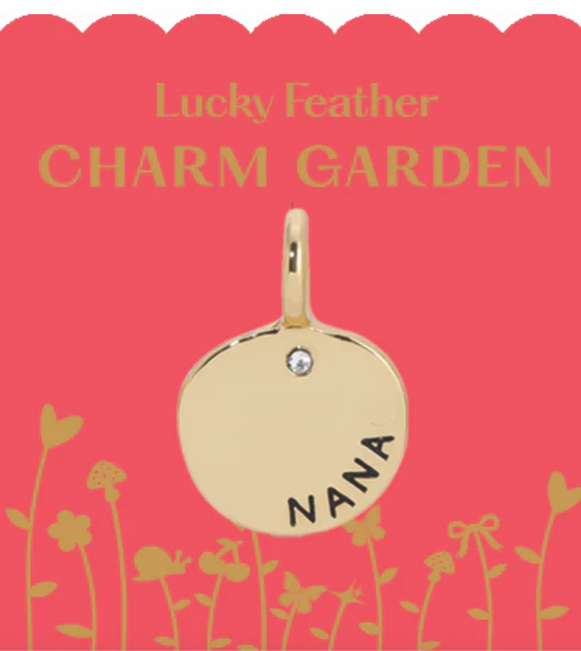 Charm Garden - Gold - Lucky Feather