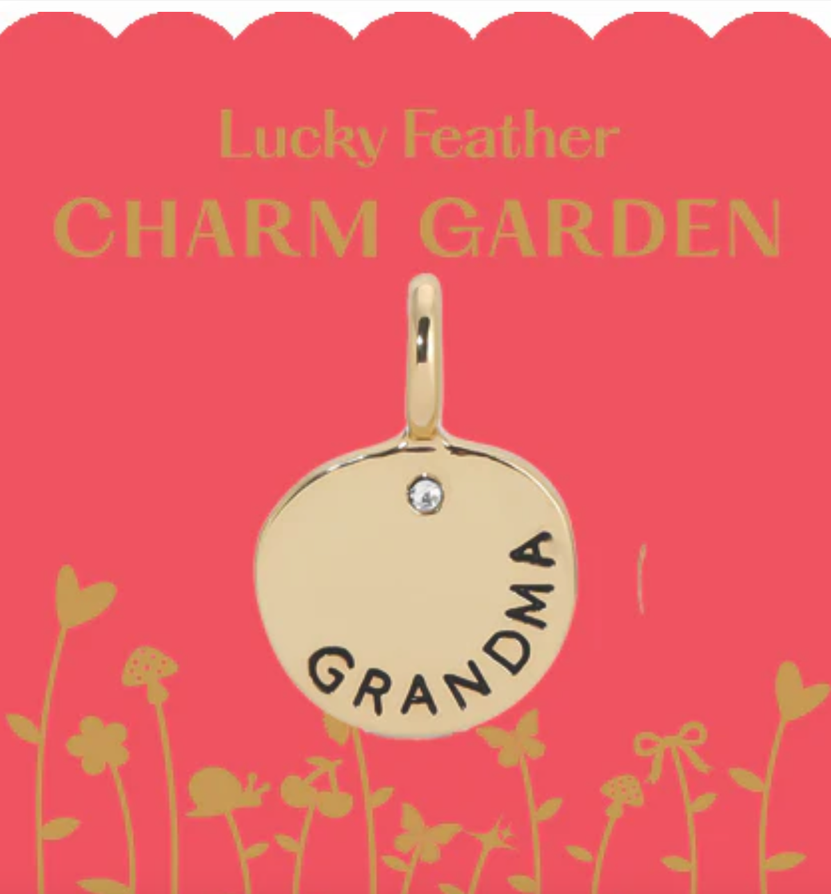 Charm Garden - Gold - Lucky Feather
