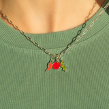 Charm Garden Gold Paperclip Chain - Lucky Feather