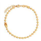Charm Garden Gold Bracelet - Lucky Feather