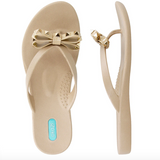 Chase Sandal w/ Studded Bow - Chai Tan by Oka B