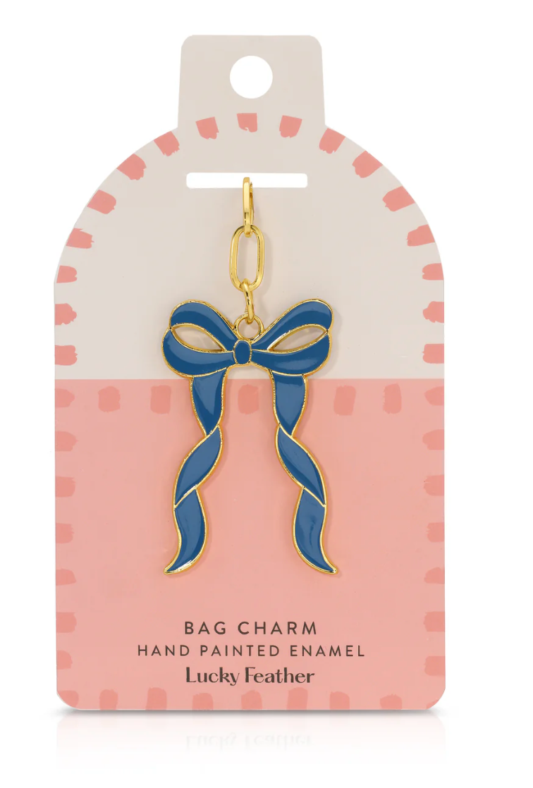 Bag Charm - Enamel - Lucky Feather Collection