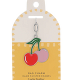 Bag Charm - Enamel - Lucky Feather Collection