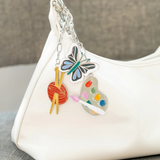 Bag Charm - Enamel - Lucky Feather Collection