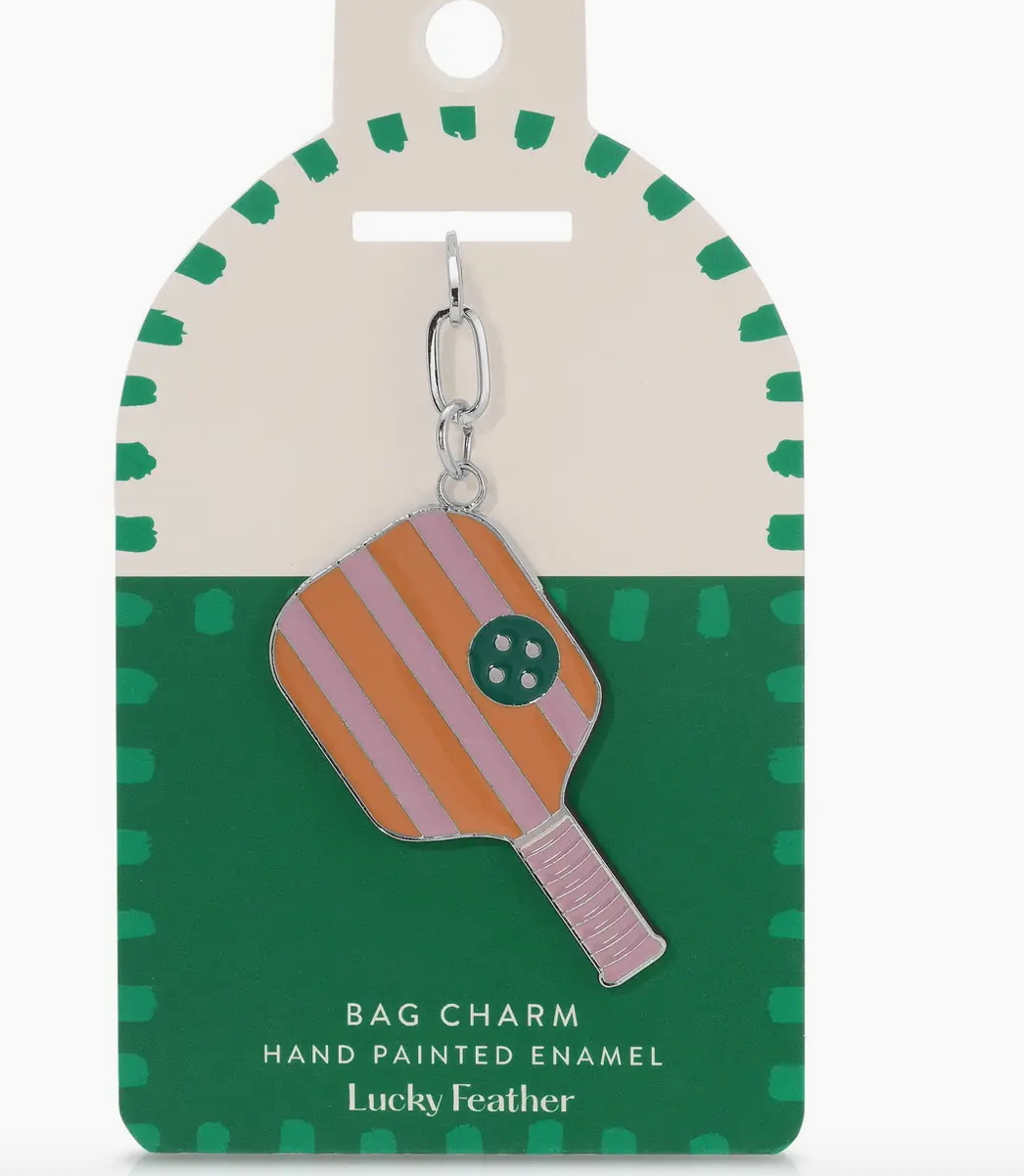 Bag Charm - Enamel - Lucky Feather Collection