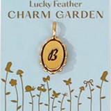Charm Garden Initials - Gold - Lucky Feather