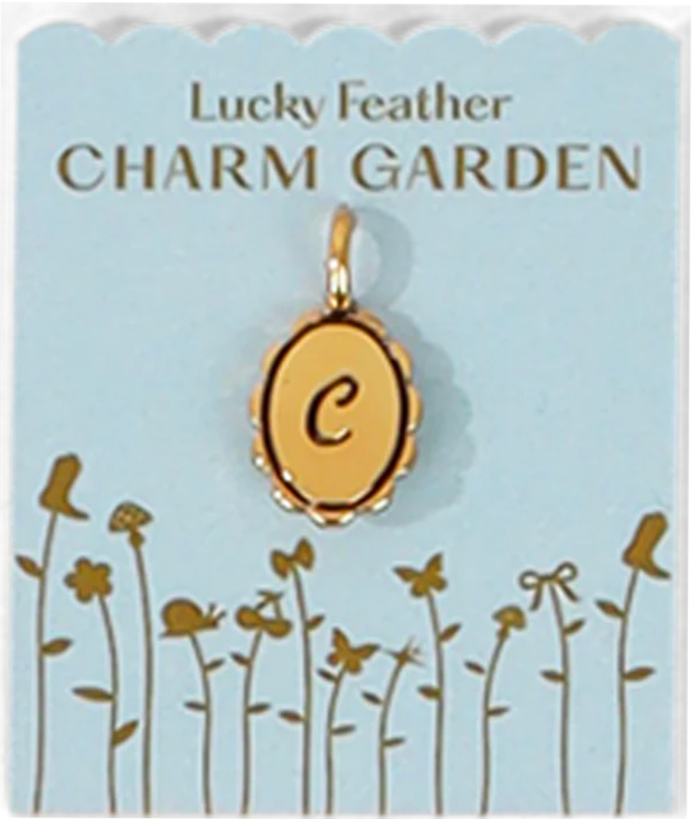Charm Garden Initials - Gold - Lucky Feather