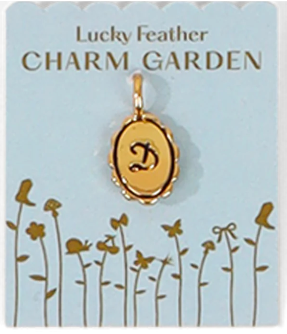 Charm Garden Initials - Gold - Lucky Feather