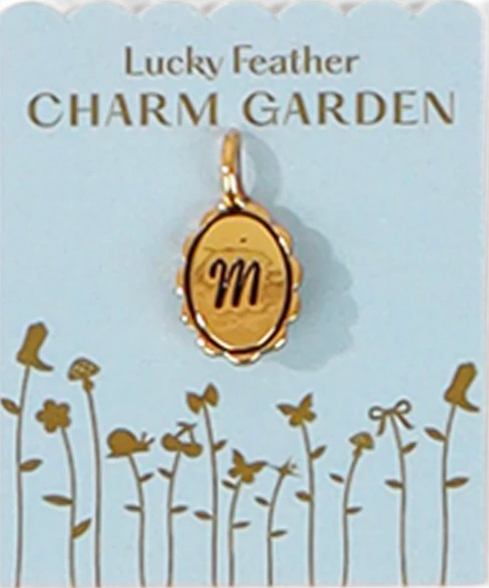 Charm Garden Initials - Gold - Lucky Feather