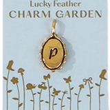 Charm Garden Initials - Gold - Lucky Feather