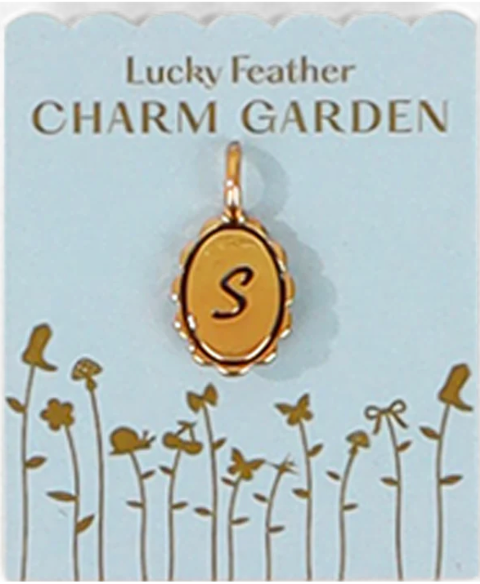 Charm Garden Initials - Gold - Lucky Feather