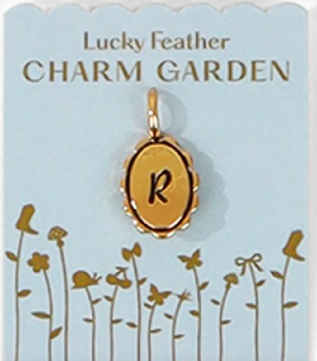 Charm Garden Initials - Gold - Lucky Feather