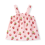 Ruffle Tank & Pants Set by Milkbarn- Strawberry
