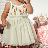 Stretch Ballet Dress by Milkbarn- Tulip