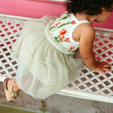 Stretch Ballet Dress by Milkbarn- Tulip