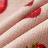 Organic Cotton Baby Shortall - Strawberry