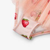 Ballet Skirt Swimsuit  by Milkbarn- Strawberry