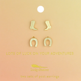 Splendid Earrings Set by Lucky Feather
