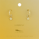 Hoop with Drop Earrings Collection by Lucky Feather