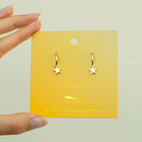 Hoop with Drop Earrings Collection by Lucky Feather