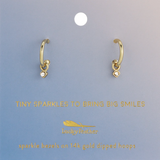 Hoop with Drop Earrings Collection by Lucky Feather