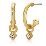 Hoop with Drop Earrings Collection by Lucky Feather